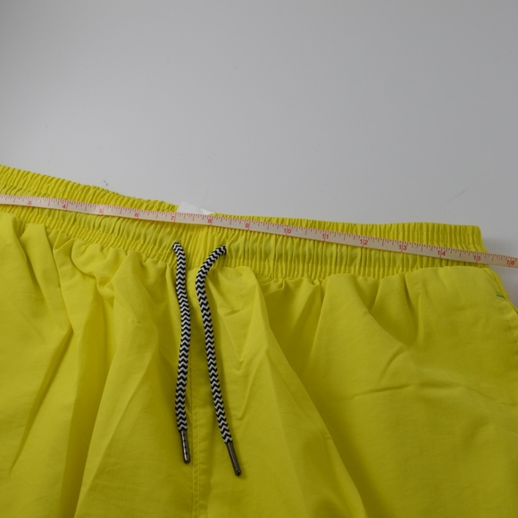 🔴 Yellow Drawstring Swim Trunks - Picture 4 of 8